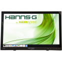 HANNS.G HT161HNB - HT Series - LED monitor - 15.6" - touchscreen - 1366 x 768 @ 60 Hz - 220 cd / m² - 500:1 - 12 ms - HDMI, VGA - headphone