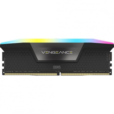 CORSAIR Vengeance RGB - DDR5 - kit - 96 GB: 2 x 48 GB - DIMM 288-pin - 5600 MHz  /  PC5-44800 - CL40 - 1.25 V - black - 0