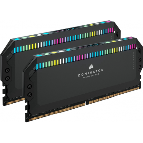 CORSAIR Dominator Platinum RGB - DDR5 - kit - 64 GB: 4 x 16 GB - DIMM 288-pin - 6200 MHz / PC5-49600 - CL32 - 1.40 V - black - 2