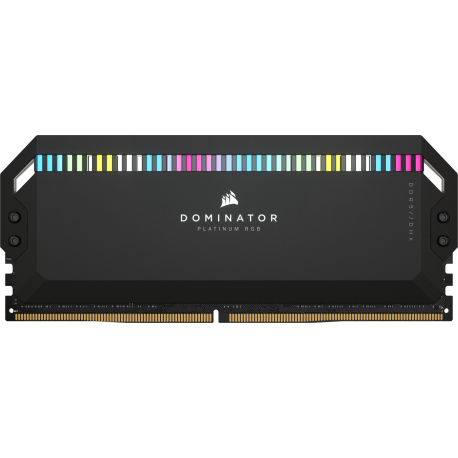 CORSAIR Dominator Platinum RGB - DDR5 - kit - 64 GB: 4 x 16 GB - DIMM 288-pin - 6200 MHz / PC5-49600 - CL32 - 1.40 V - black - 4