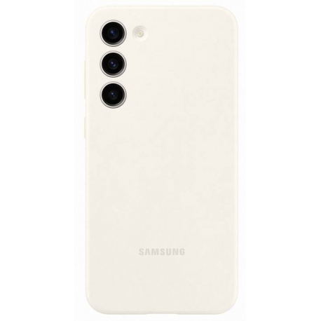 Samsung EF-PS916 - Back cover for mobile phone - silicone - cream - for Galaxy S23+ - 1