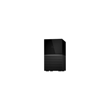 WD My Book Duo WDBFBE0440JBK - Hard drive - encrypted - 44 TB - external (desktop) - USB 3.2 Gen 1 - 256-bit AES - 0