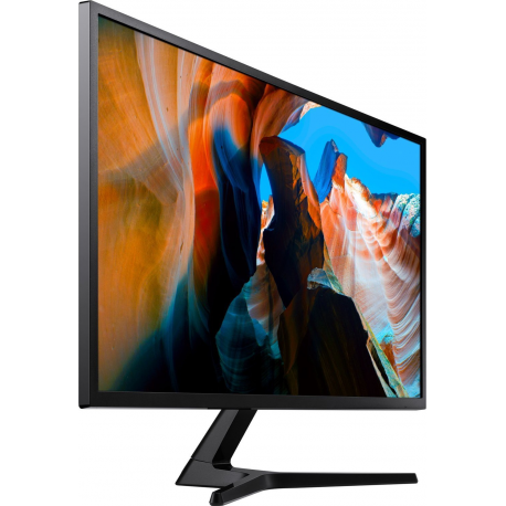 Samsung U32J590UQP - UJ59 Series - LED monitor - 32" (31.5" viewable) - 3840 x 2160 4K @ 60 Hz - VA - 270 cd / m² - 3000:1 - 4 ms - 2xHDMI, DisplayPort - dark blue / grey - 3
