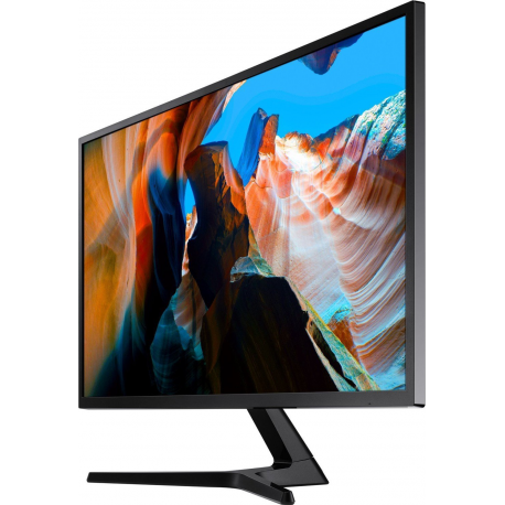 Samsung U32J590UQP - UJ59 Series - LED monitor - 32" (31.5" viewable) - 3840 x 2160 4K @ 60 Hz - VA - 270 cd / m² - 3000:1 - 4 ms - 2xHDMI, DisplayPort - dark blue / grey - 4