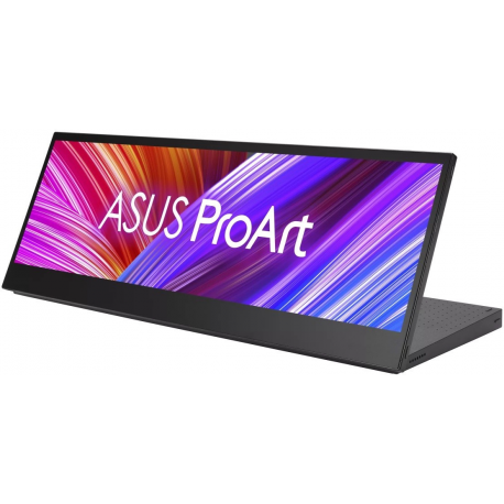ASUS ProArt PA147CDV - LED monitor - 14" - touchscreen - 1920 x 550 Full HD @ 60 Hz - IPS - 400 cd / m2 - 1200:1 - 5 ms - HDMI, 2xUSB-C - speakers - black - 2