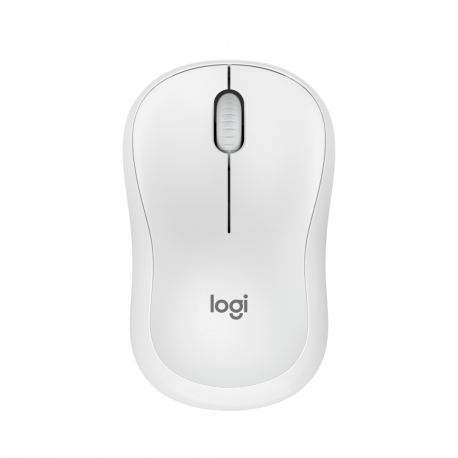 Logitech M240 Silent - Mouse - right and left-handed - optical - 3 buttons - wireless - Bluetooth - off-white - 0