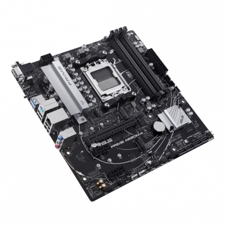 ASUS PRIME A620M-A-CSM - Motherboard - micro ATX - Socket AM5 - AMD A620 Chipset - USB 3.2 Gen 1, USB-C 3.2 Gen 1 - Gigabit LAN - onboard graphics (CPU required) - HD Audio (8-channel) - 3