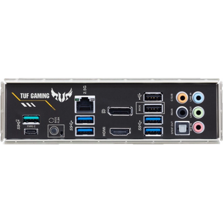 ASUS TUF GAMING B550-PLUS - Motherboard - ATX - Socket AM4 - AMD B550 Chipset - USB-C Gen2, USB 3.2 Gen 1, USB 3.2 Gen 2 - 2.5 Gigabit LAN - onboard graphics (CPU required) - HD Audio (8-channel) - 6
