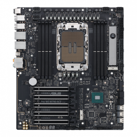 ASUS PRO WS W790-ACE - Motherboard - SSI CEB - LGA4677 Socket-E - W790 Chipset - 10 Gigabit LAN, 2.5 Gigabit LAN - HD Audio (8-channel) - 20