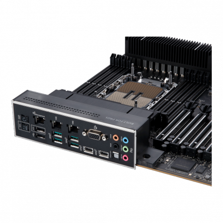 ASUS PRO WS W790E-SAGE SE - Motherboard - SSI EEB - LGA4677 Socket-E - W790 Chipset - USB 3.2 Gen 1, USB 3.2 Gen 2x2, USB-C 3.2 Gen2, USB-C 3.2 Gen 2x2 - 10 Gigabit LAN, Gigabit LAN - HD Audio (8-channel) - 13