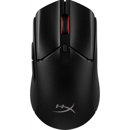 HyperX Pulsefire Haste 2 - Mouse - optical - 6 buttons - wireless, wired - 2.4 GHz, Bluetooth 5.0 - USB wireless receiver - black - 0
