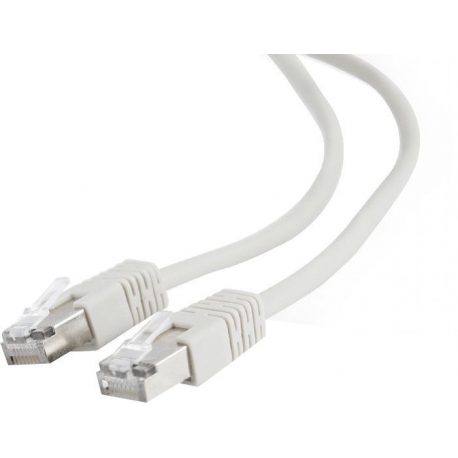 Cablexpert - Patch cable - RJ-45 (M) to RJ-45 (M) - 25 cm - FTP - CAT 5e - molded - grey - 0