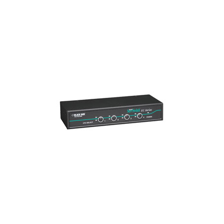 Black Box ServSwitch EC for PS / 2 and USB Servers and PS / 2 or USB Consoles - KVM switch - 4 x KVM port(s) - 1 local user - desktop - 0