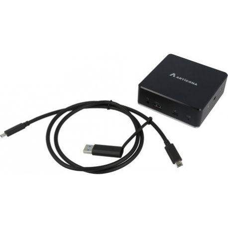 DIGITUS - USB cable - 24 pin USB-C (M) to 24 pin USB-C (M) - DisplayPort 1.2 - 10 m - Active Optical Cable (AOC), 4K60Hz support, 1920 x 1080 at 120 Hz support, DP Alt mode support - black - 3