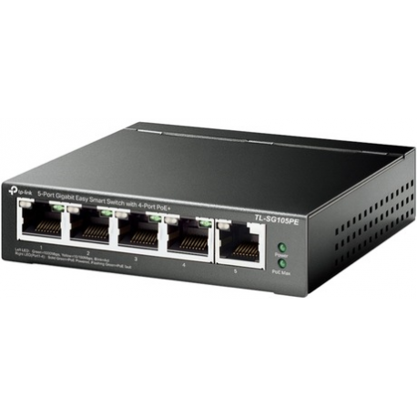 TP-Link TL-SG105MPE V1.60 - Switch - 5 x 10 / 100 / 1000 - desktop - 4