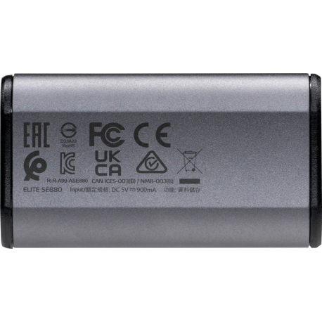 ADATA SE880 - SSD - 1 TB - external (portable) - USB 3.2 Gen 2 (USB-C connector) - titanium grey - 1