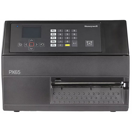 Honeywell PM65A - Label printer - thermal transfer - Roll (17.8 cm) - 300 dpi - up to 250 mm / sec - RS232, USB 2.0 host, USB 2.0, LAN - 1