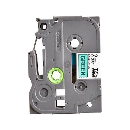 Brother TZe-721 - Black on green - Roll (0.9 cm x 8 m) 1 cassette(s) laminated tape - for Brother PT-D210, D600, H110, H200; P-Touch PT-1005, E110, H107; P-Touch Cube Plus PT-P710 - 0