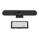 Logitech Tap IP Appliance Room Solutions Huddle + Small Rooms - Video conferencing kit (Logitech Tap IP, Logitech Rally Bar Huddle) - graphite