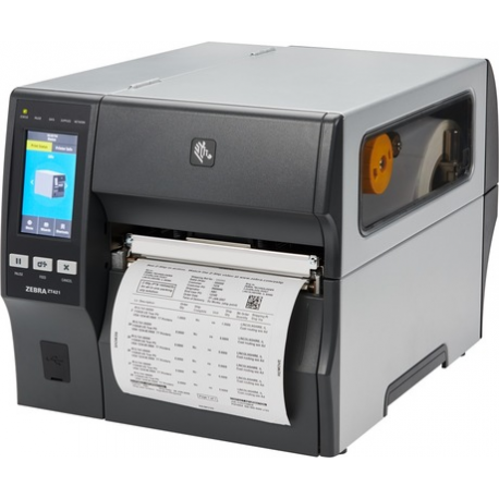 Zebra ZT400 Series ZT421 - Label printer - direct thermal  /  thermal transfer - Roll (17.8 cm) - 203 dpi - up to 305 mm / sec - USB 2.0, LAN, serial, USB host, Bluetooth 4.1 - 1