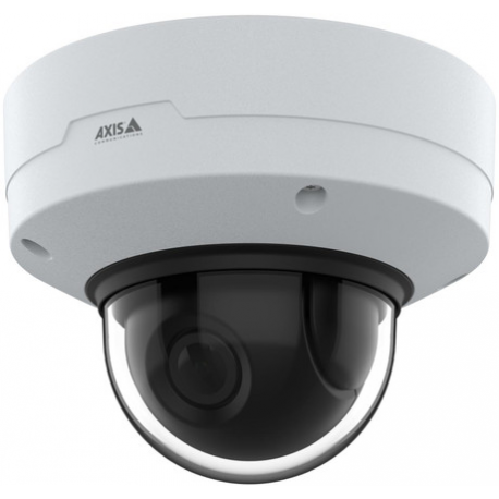 AXIS Q3626-VE - Network surveillance camera - dome - outdoor - vandal  /  weatherproof - colour (Day&Night) - 4 MP - 2688 x 1512 - M25 mount - vari-focal - audio - wired - GbE - MJPEG, H.264, AVC, HEVC, H.265, MPEG-4 Part 10, MPEG-H Part 2 - DC 10 - 28 V  /  PoE Plus Class 4 - TAA Compliant - 3