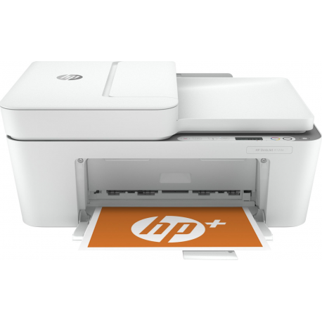 HP Deskjet 4120e All-in-One - Multifunction printer - colour - ink-jet - A4 (210 x 297 mm) (original) - A4 / Legal (media) - up to 6 ppm (copying) - up to 8.5 ppm (printing) - 60 sheets - USB 2.0, Wi-Fi(n), Bluetooth - cement - HP Instant Ink eligible - 5