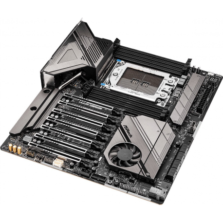 ASRock WRX80 Creator R2.0 - Motherboard - extended ATX - Socket sWRX8 - AMD WRX80 Chipset - USB 3.2 Gen 1, USB 3.2 Gen 2, USB4 - 10 Gigabit LAN, Bluetooth, Wi-Fi - onboard graphics - HD Audio (8-channel) - 2