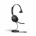 Jabra Evolve2 40 SE UC Mono - Headset - on-ear - wired - USB-C - noise isolating - Optimised for UC