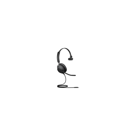 Jabra Evolve2 40 SE UC Mono - Headset - on-ear - wired - USB-C - noise isolating - Optimised for UC - 1