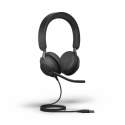 Jabra Evolve2 40 SE UC Stereo - Headset - on-ear - wired - USB-C - noise isolating - Optimised for UC