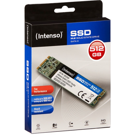 Intenso TOP - SSD - 512 GB - internal - M.2 2280 - SATA 6Gb / s - 1