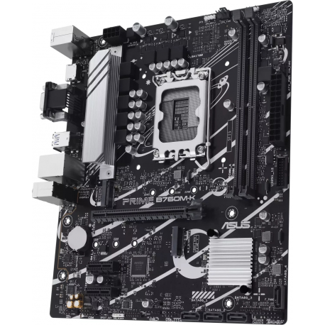 ASUS PRIME B760M-K - Motherboard - micro ATX - LGA1700 Socket - B760 Chipset - USB 3.2 Gen 1 - 2.5 Gigabit LAN - onboard graphics (CPU required) - HD Audio (8-channel) - 3