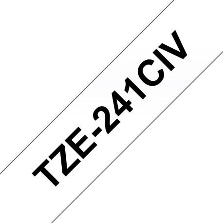 Brother TZe-221 - laminated tape - 1 cassette(s) - Roll (0.9 cm x 8 m) - 1
