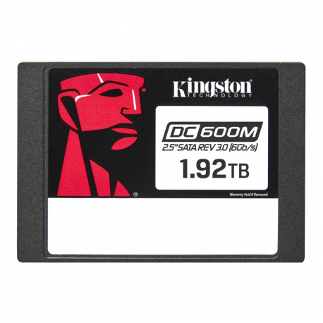 Kingston DC600M - SSD - Mixed Use - encrypted - 1.92 TB - internal - 2.5" - SATA 6Gb / s - 256-bit AES - Self-Encrypting Drive (SED) - 0