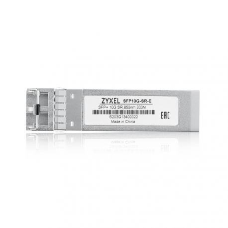Zyxel SFP10G-SR-E - SFP+ transceiver module - 10 GigE - 10GBase-SR - LC multi-mode - up to 300 m - 850 nm (pack of 10) - 1