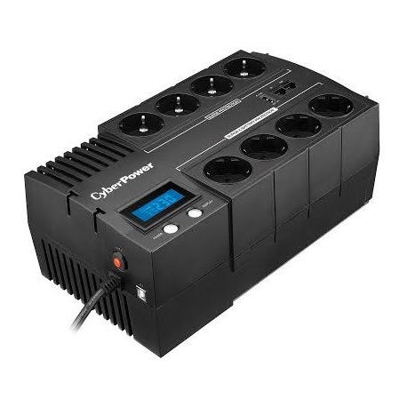 CyberPower BRICs II BR700ELCD - UPS - AC 230 V - 420 Watt - 700 VA - 7 Ah - USB - output connectors: 8 - 0