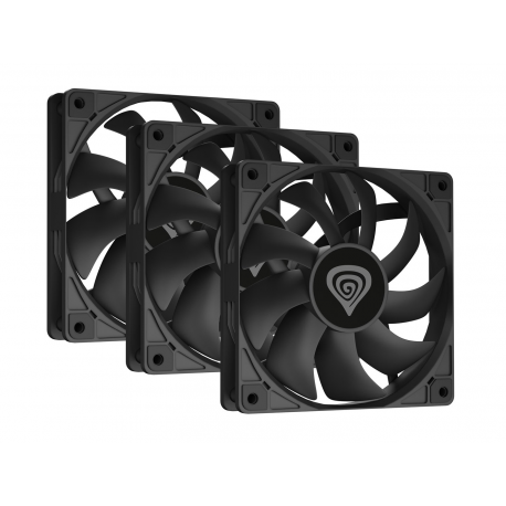 Genesis Oxal 120 - Case fan - 120 mm (pack of 3) - 3