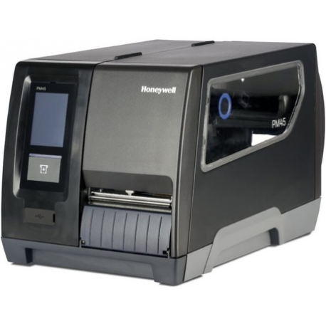 Honeywell PM45 - Label printer - thermal transfer - Roll (11.4 cm) - 300 dpi - up to 300 mm / sec - USB 2.0, Gigabit LAN, USB 2.0 host, serial - 0