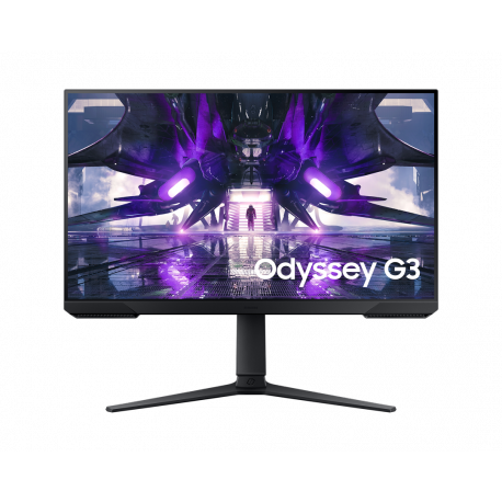 Samsung Odyssey G3 S27AG304NR - G30A Series - LED monitor - gaming - 27" - 1920 x 1080 Full HD (1080p) @ 144 Hz - VA - 250 cd / m² - 3000:1 - 1 ms - HDMI, DisplayPort - black - 0
