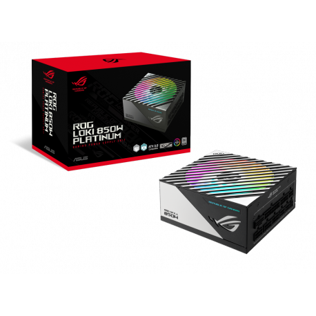 ASUS ROG Loki SFX-L Platinum - Power supply (internal) - ATX 3.0  /  SFX-L - 80 PLUS Platinum - AC 100-240 V - 850 Watt - 11