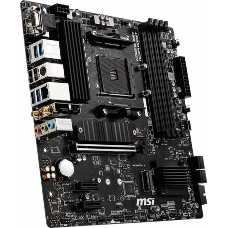 MSI B550M PRO-VDH WIFI - Motherboard - micro ATX - Socket AM4 - AMD B550 Chipset - USB-C Gen1, USB 3.2 Gen 1 - Bluetooth, Gigabit LAN, Wi-Fi - onboard graphics (CPU required) - HD Audio (8-channel) - 2