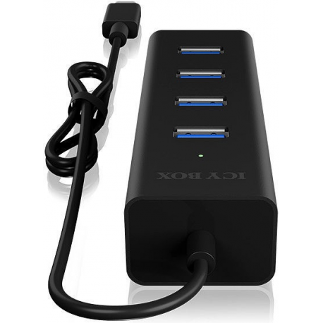 ICY BOX IB-Hub1409-C3 - Hub - 4 x SuperSpeed USB 3.0 - desktop - 2