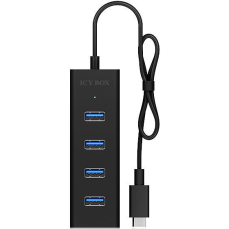 ICY BOX IB-Hub1409-C3 - Hub - 4 x SuperSpeed USB 3.0 - desktop - 4
