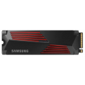 Samsung 990 PRO MZ-V9P2T0CW - SSD - encrypted - 2 TB - internal - M.2 2280 - PCIe 4.0 x4 (NVMe) - 256-bit AES - TCG Opal Encryption 2.0 - integrated heatsink - for Sony PlayStation 5