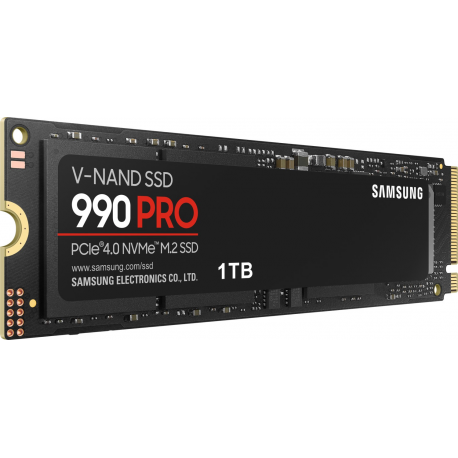 Samsung 990 PRO MZ-V9P2T0CW - SSD - encrypted - 2 TB - internal - M.2 2280 - PCIe 4.0 x4 (NVMe) - 256-bit AES - TCG Opal Encryption 2.0 - integrated heatsink - for Sony PlayStation 5 - 1