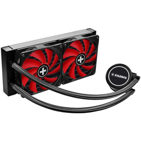 Xilence Performance A+ Series LiQuRizer LQ240 - Processor liquid cooling system - (for: LGA2066, LGA2011, LGA1700, LGA1151, LGA1150, LGA1155, LGA1156, LGA1200, AM4, AM5) - 120 mm - 0