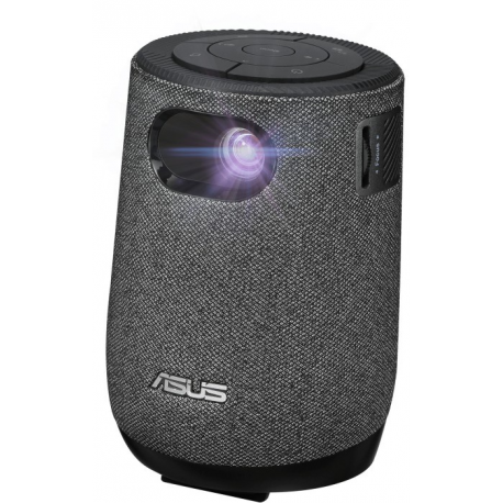 ASUS ZenBeam Latte L1 - DLP projector - LED - 300 lumens - 1280 x 720 - 16:9 - 720p - short-throw fixed lens - Wi-Fi  /  Bluetooth - grey, black - 7