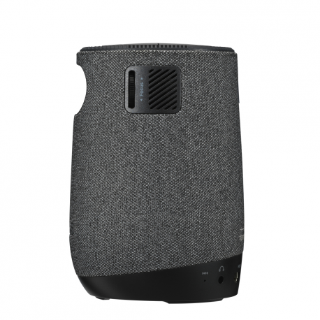 ASUS ZenBeam Latte L1 - DLP projector - LED - 300 lumens - 1280 x 720 - 16:9 - 720p - short-throw fixed lens - Wi-Fi  /  Bluetooth - grey, black - 11