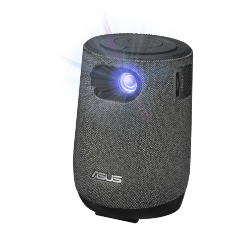 ASUS ZenBeam Latte L1 - DLP projector - LED - 300 lumens - 1280 x 720 - 16:9 - 720p - short-throw fixed lens - Wi-Fi  /  Bluetooth - grey, black - 12