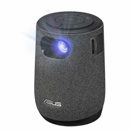 ASUS ZenBeam Latte L1 - DLP projector - LED - 300 lumens - 1280 x 720 - 16:9 - 720p - short-throw fixed lens - Wi-Fi  /  Bluetooth - grey, black - 13